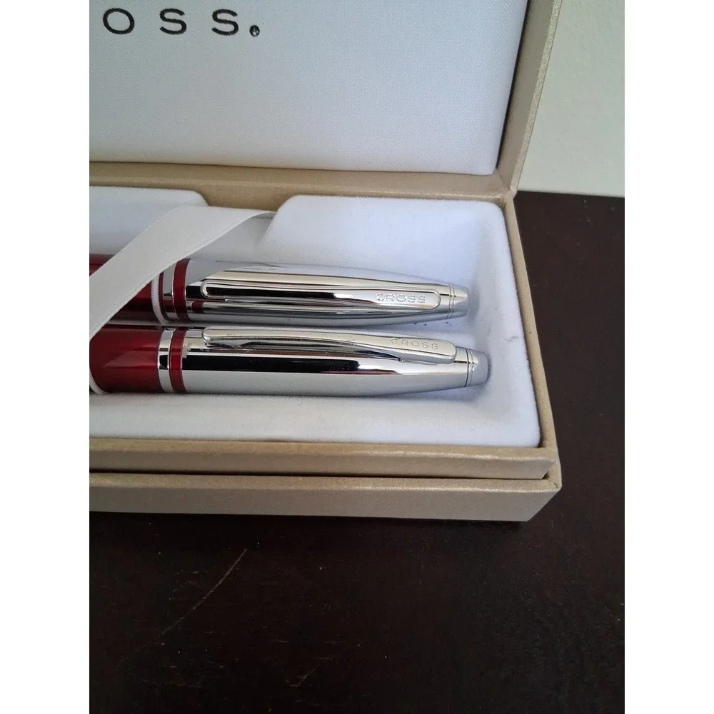 Cross Red & Silver  Pencil Sets. Plus 3 More And Extra Refills For Pencil.